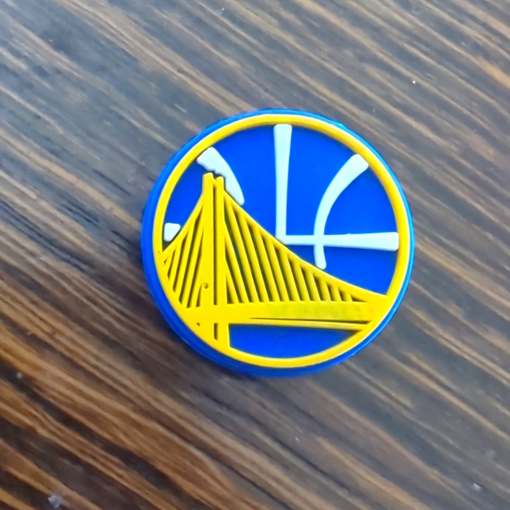 Golden State Warriors Croc Charm